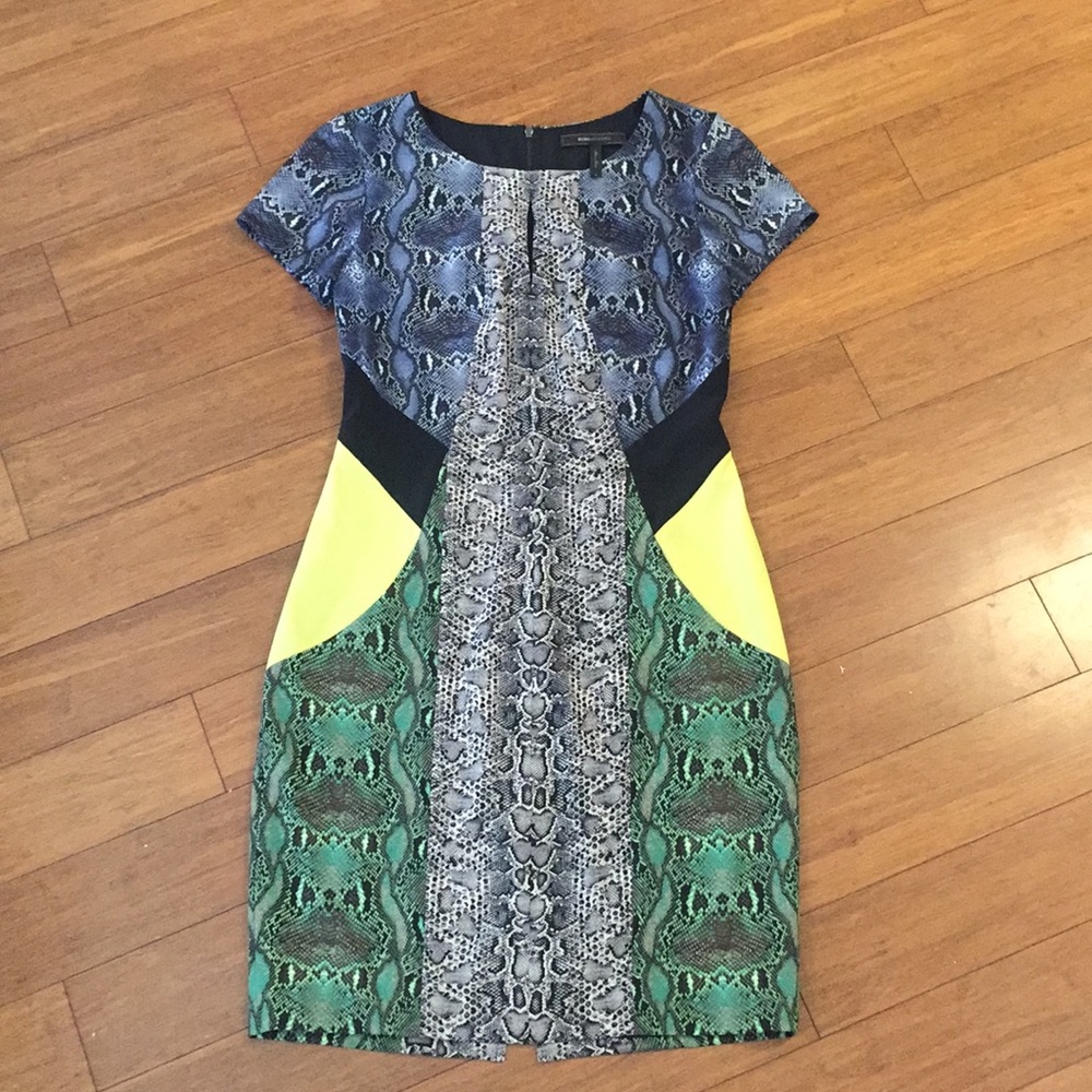 BCBG Maxazria Snakeskin Dress